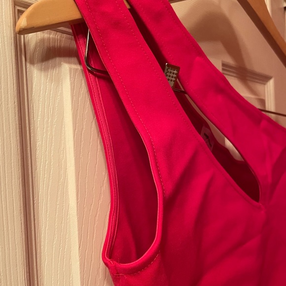 NWT Superdown Nava Asymmetrical Mini Dress in Hot Pink, M - Picture 6 of 12